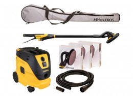 Mirka LEROS 950 Dual Voltage Sander & DE1230L  L-Class 230V Extractor, Hose & Accessories - Deco Solution Kit £1,569.00